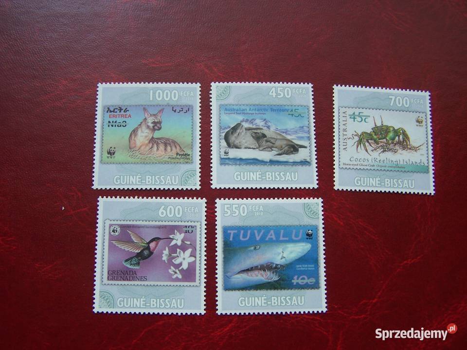 Gwinea Bissau 2010 MNH Fauna Zwierzęta WWF Tychy