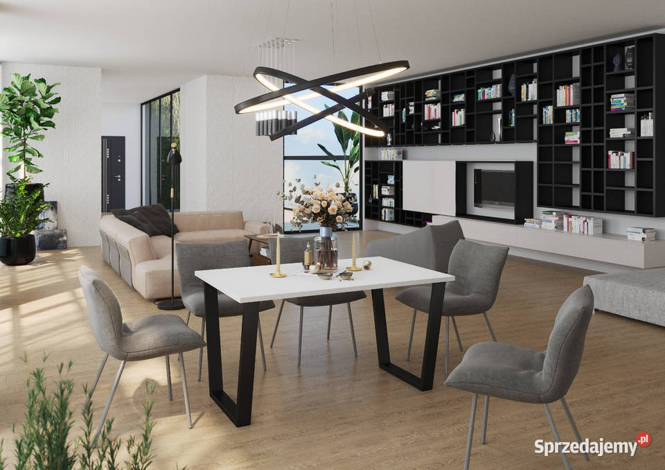 Stół Industrialny Cezar BIAŁY ARTISAN LANCELOT