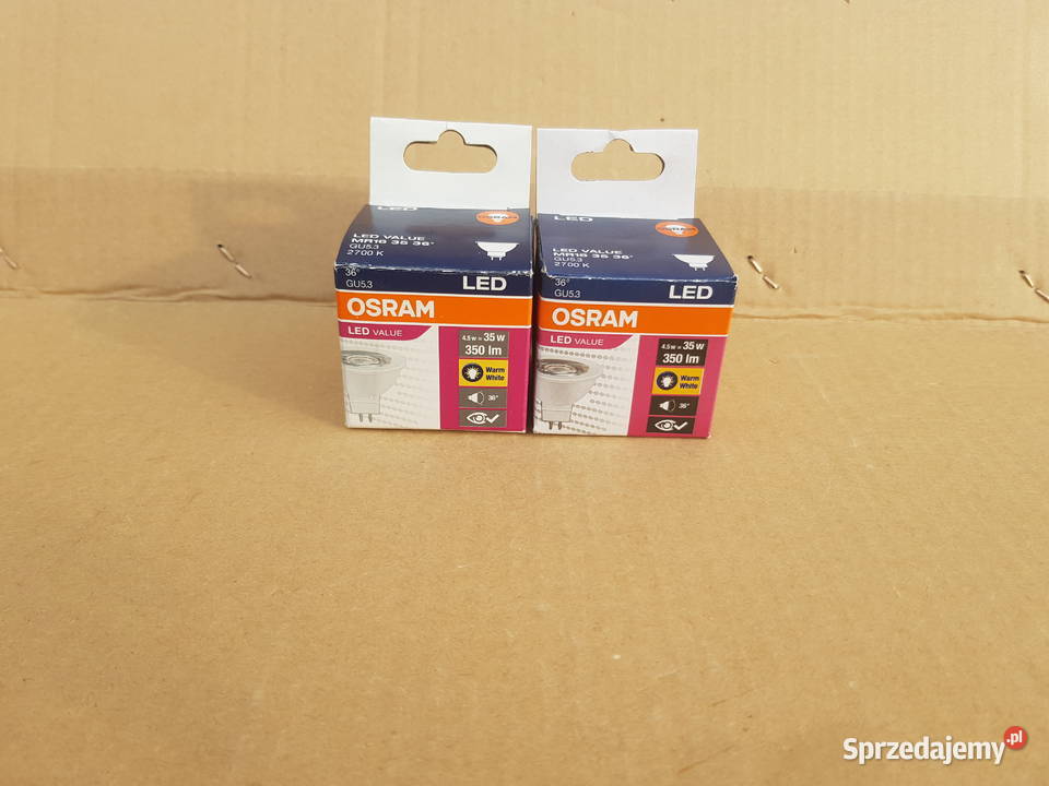 Żarówka LED VALUE OSRAM 12V 45W 827 GU53 2 sprzedam