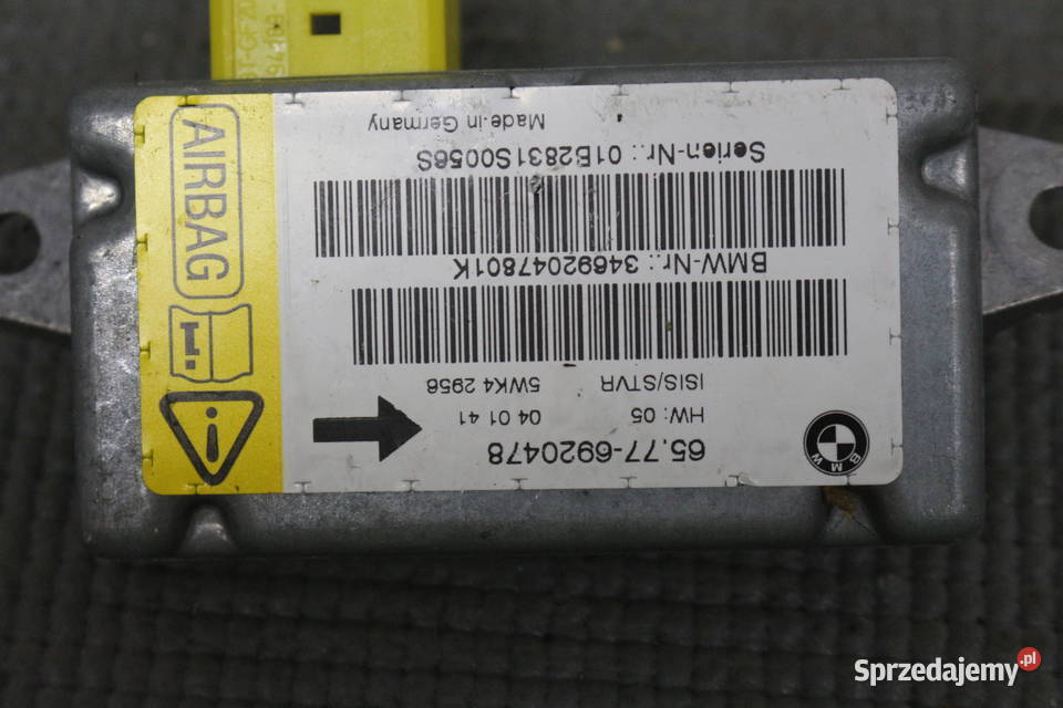 BMW 7 E65 E66 SENSOR PODUSZEK 6577 6920478 Prochowice