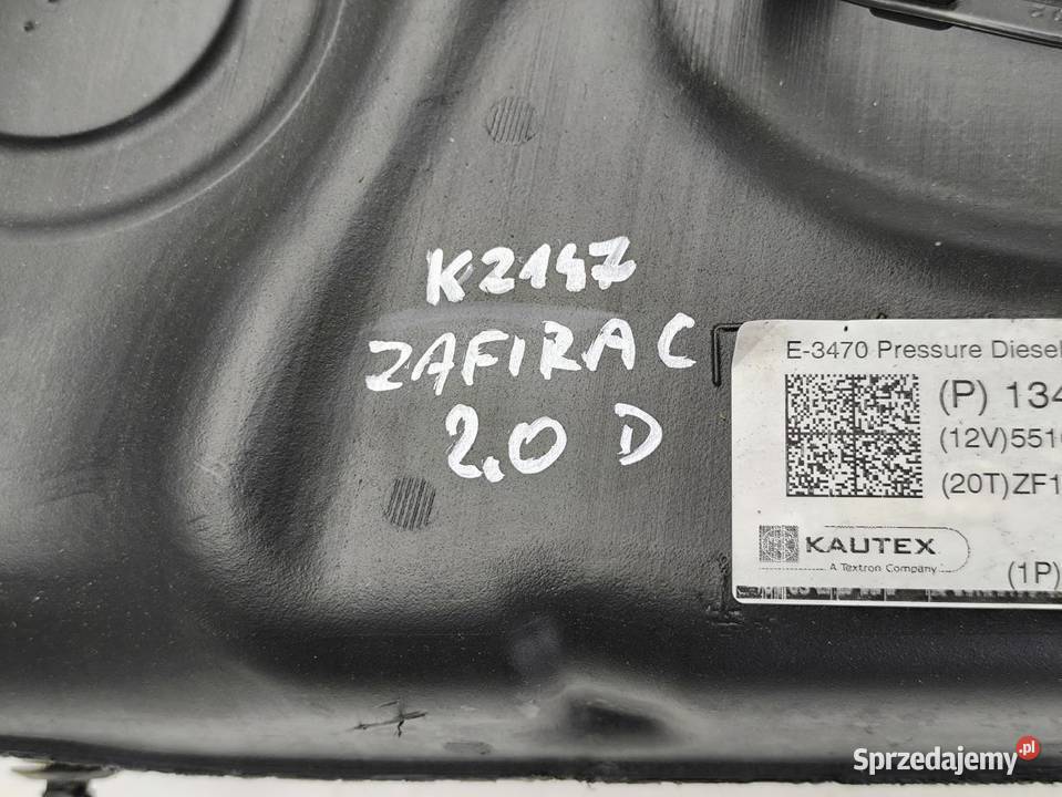 ZBIORNIK BAK PALIWA KOMPLETNY OPEL ZAFIRA C 20 osobowe Zbiorniki