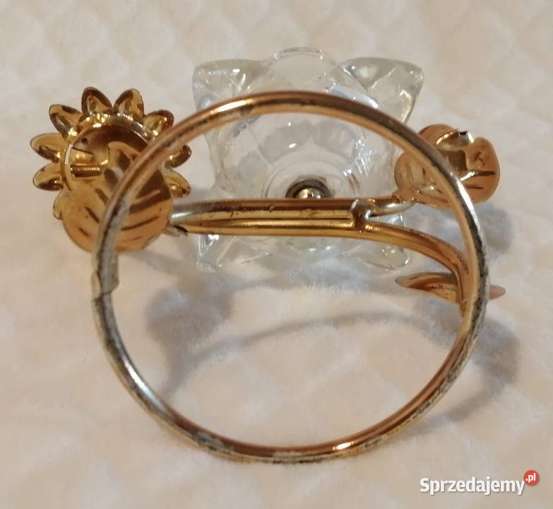 Świecznik motyw kwiaty róża Kolekcja Dekoracja Wyposażenie wnętrz Czeladź