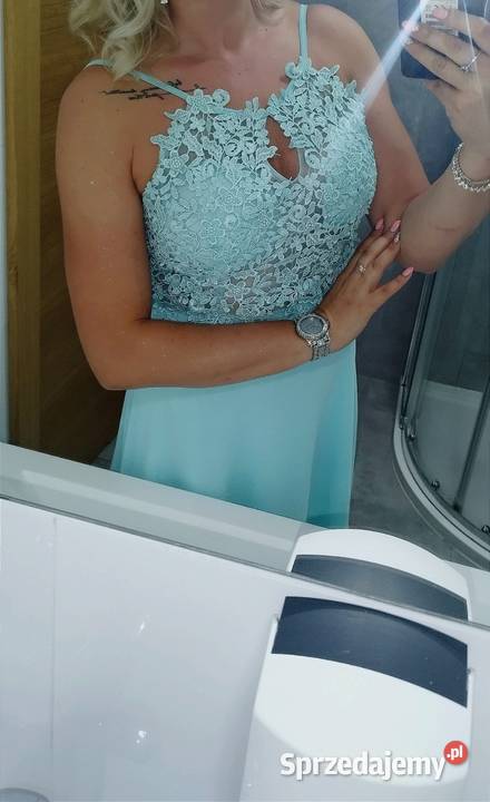 Sukienka gipura długi tren Sulmierzyce