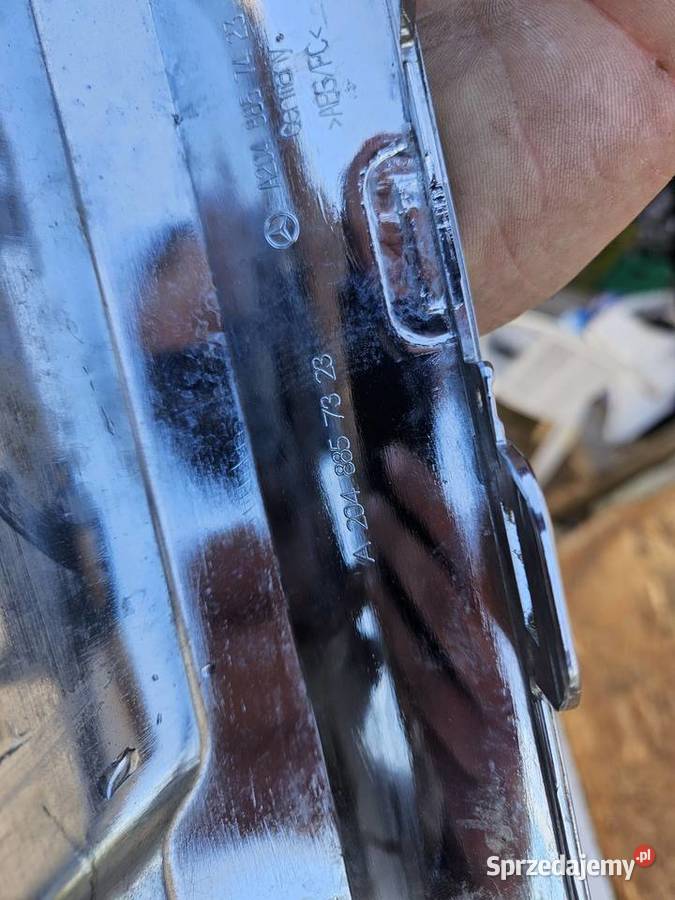 MERCEDES GLK W204 DYFUZOR SPOILER ZDERZAKA TYŁ Części samochodowe Międzychód