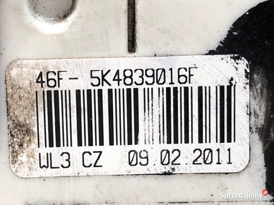 ZAMEK DRZWI PRAWY TYŁ VW POLO V Hatchback