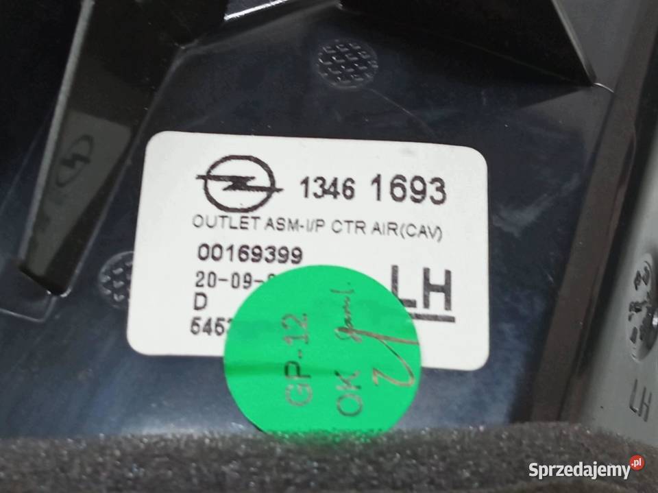 KRATKI NAWIEWU LEWA PRAWA ŚRODKOWA KPL X Opel