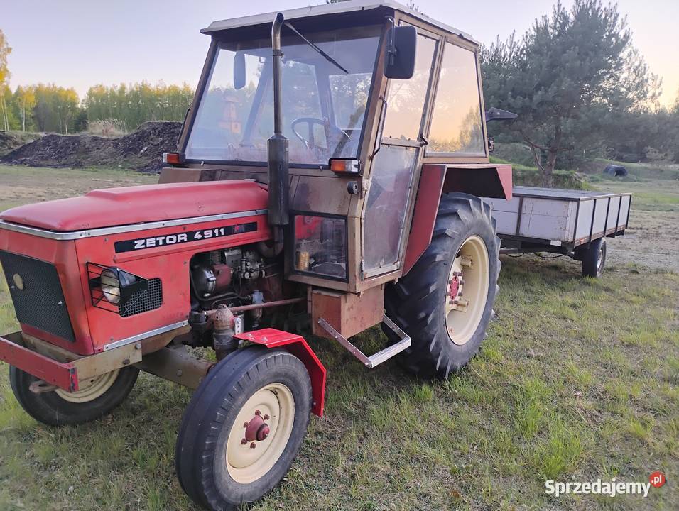 Zetor 4911 Rębak BX 42 Przyczepka