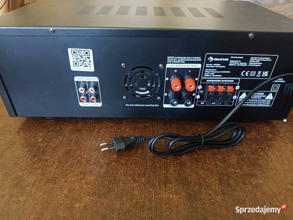 Wzmacniacz Auna AMP3800 BT dolnośląskie Kamienna Góra sprzedam