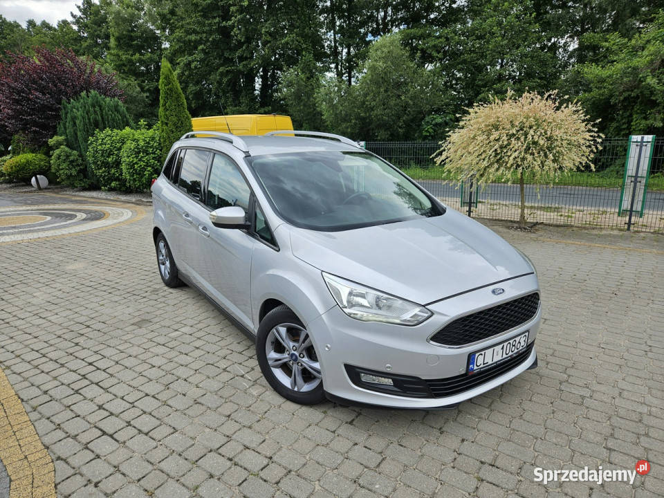 Ford Grand C 15 TDCi 120 Titanium Serwisowany wielofunkcyjna kierownica kujawsko-pomorskie