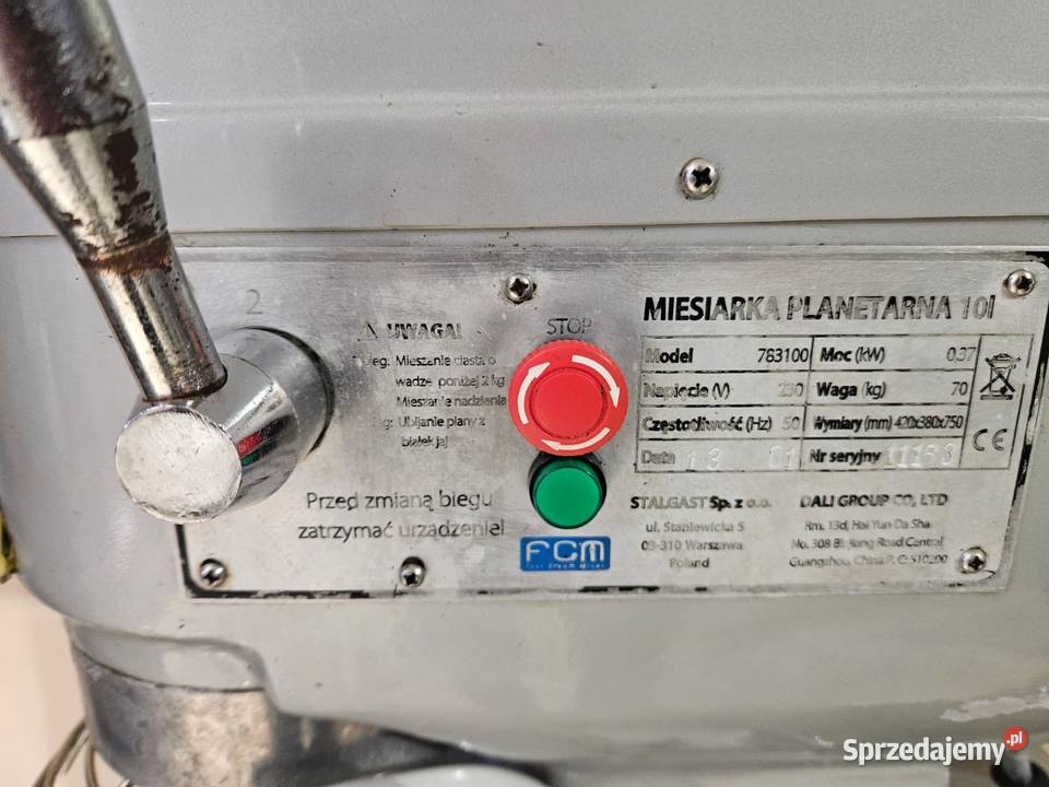 Miesiarka planetarna 10l Stalgast Pszczyna