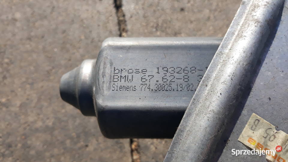 Podnośnik mechanizm szyby BMW E36 Cabrio Lusowo