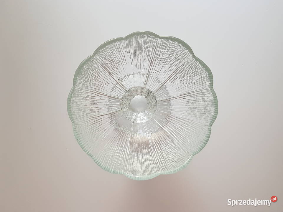 Cukiernica pucharek Cora Ząbkowice szkło PRL śląskie Dąbrowa Górnicza