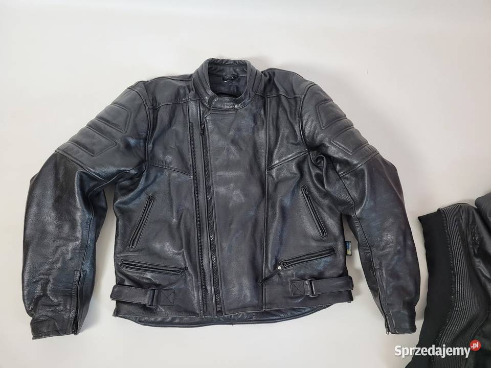 Komplet skórzany na motor Duży 3XL Moda i Styl Białogard