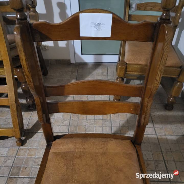 Krzesła dębowe wielkopolskie Poznań