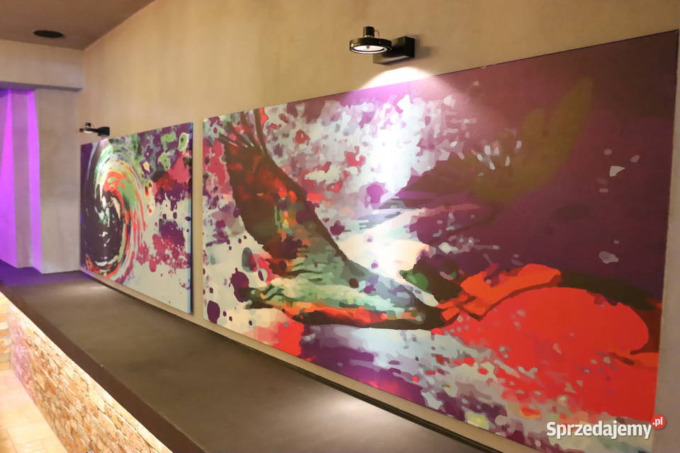 Komplet obrazów 2 sztuki Pszczyna