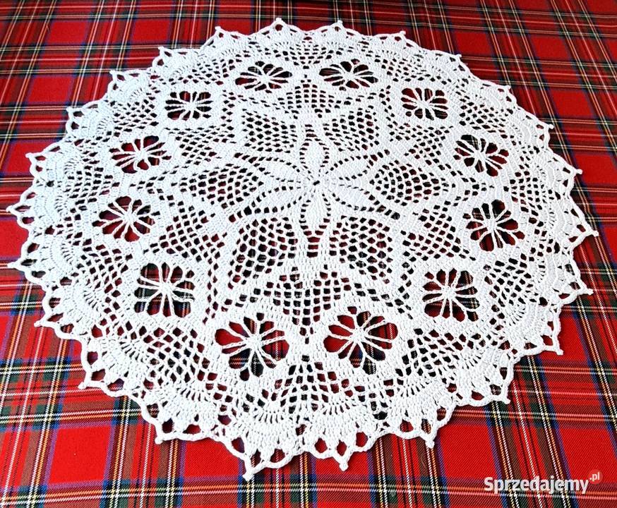 Serwetka na szydełku Wielkanocna rękodzieło NN11 wielkopolskie sprzedam