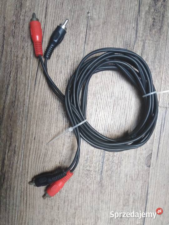 Kabel przewód Cinch 2x RCA wtyk-wtyk 2,5m