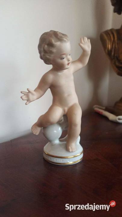 Figurka Putto Wallendorf Gdańsk