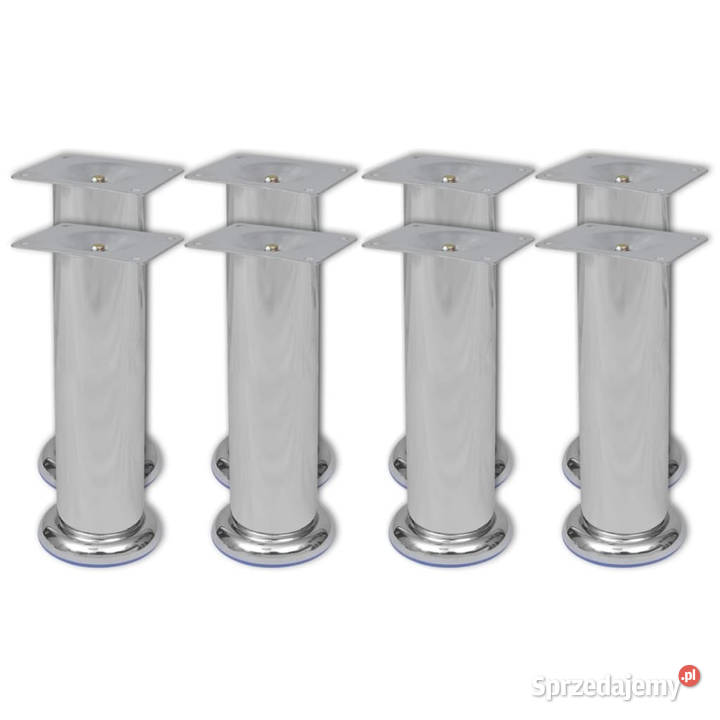 Okrągłe nóżki do sofy 8 chromowe 180 mm WM279099 Warszawa