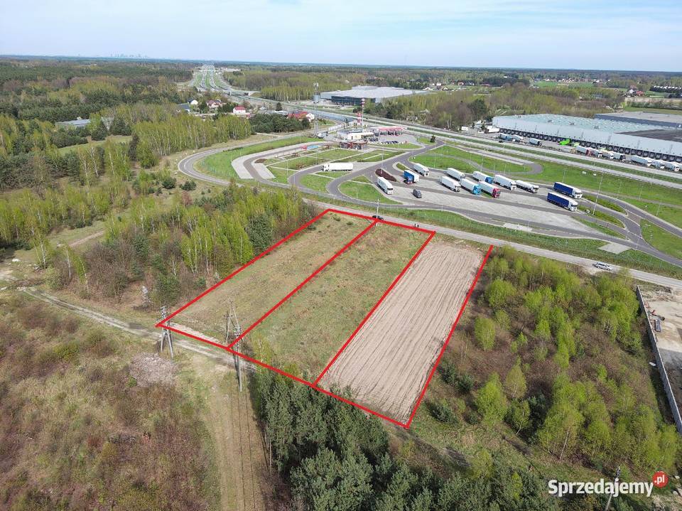 Działka usługowo przemysłowa Przeszkoda gm Żabia mazowieckie