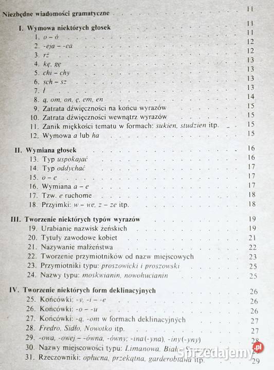 Zasady pisowni polskiej i interpunkcji ze Chełm
