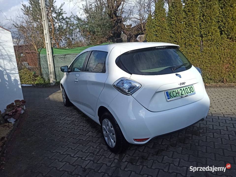 Renault Zoe 2016 50000 bateria 95jazda Super Hatchback Chrzanów sprzedam