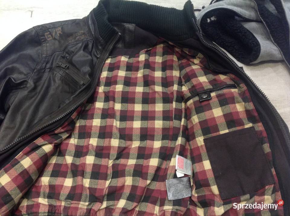 Kurtka Męska Skórzana RIVER ISLAND r M Nowa Sól