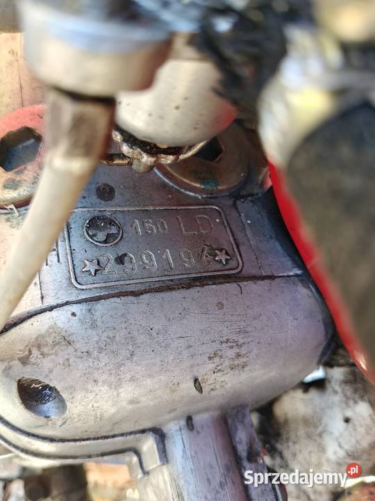 Lambretta 150LD wersja LUX 1957r uszkodzony mazowieckie Warszawa