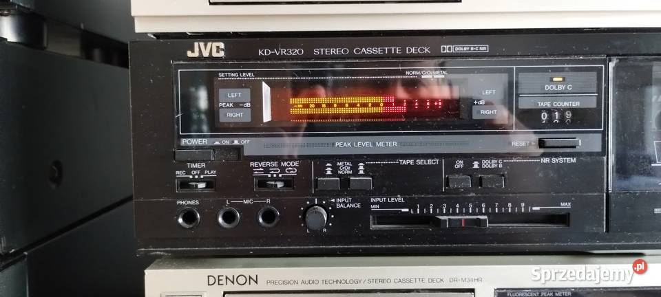 Magnetofon deck autorevers JVC KDVR320 Elektronika Warszawa