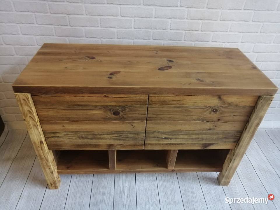 Mebel łazienkowy pod umywalkę ze starego drewna Warszawa sprzedam