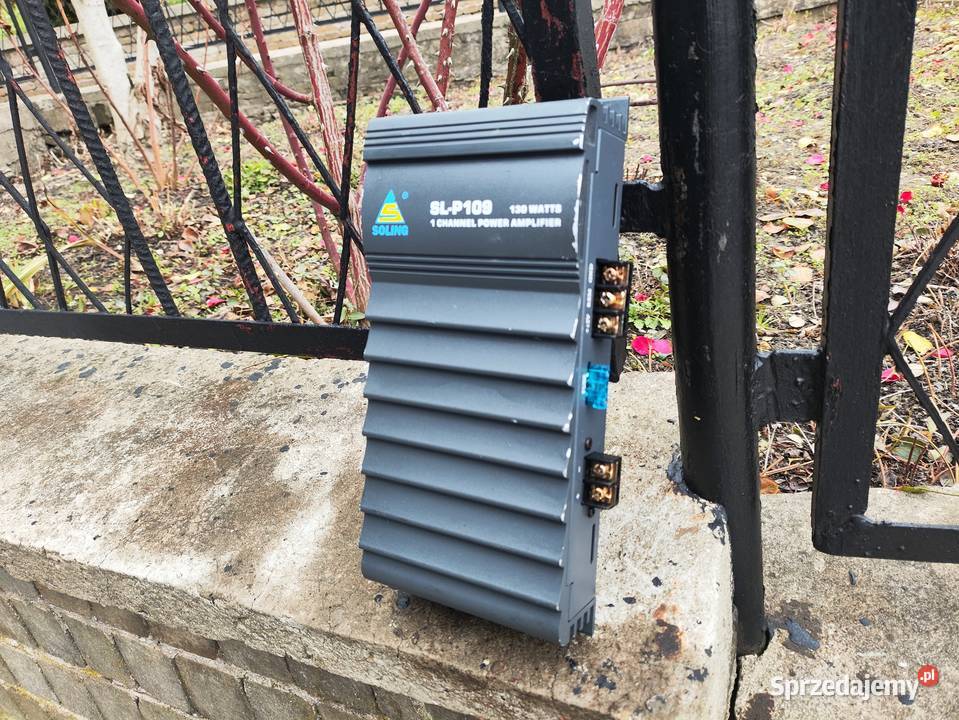 Wzmacniacz samochodowy 1 kanałowy monoblok Niegowonice