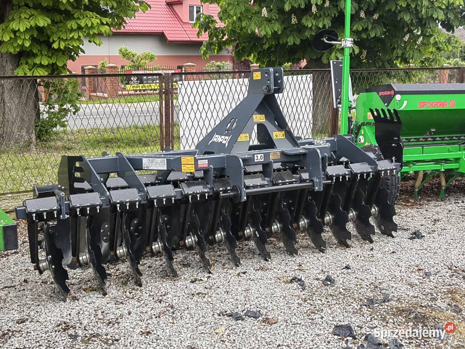 Brona talerzowa JANPOL MEDIUM 3m nieuszkodzony Żółkiewka-Osada
