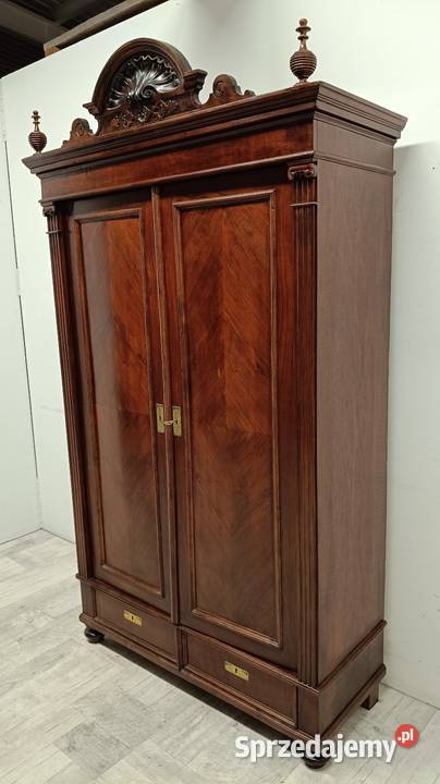 szafa stara eklektyczna drewniana mieszczańska
