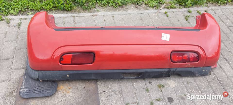 Suzuki Ignis II zderzak tył czerwony Świdnik