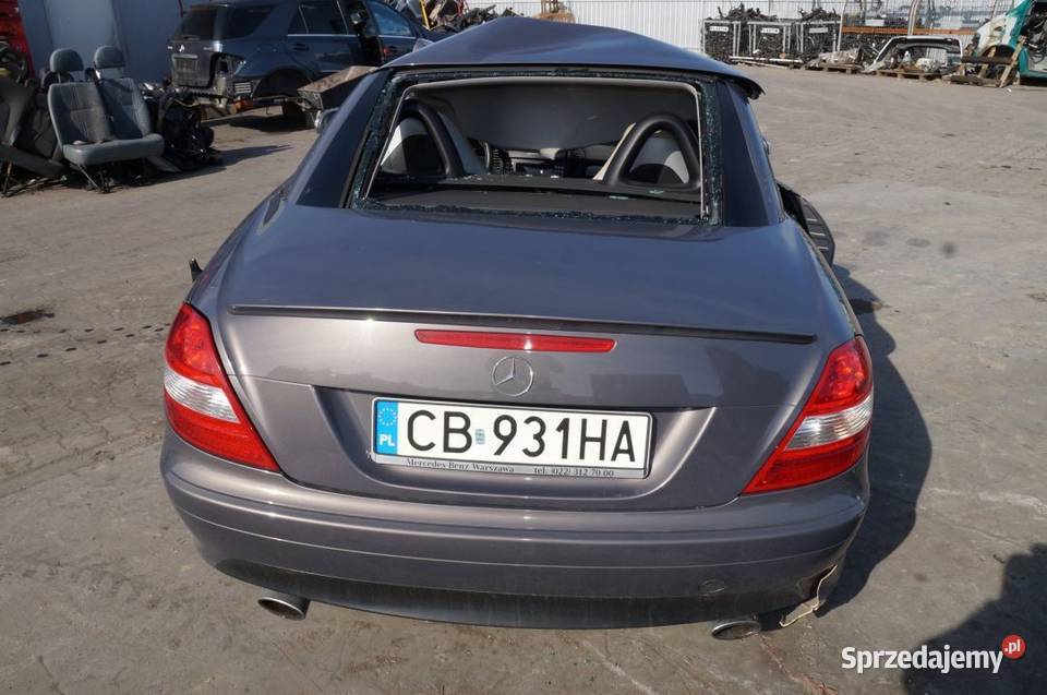 KLAPA TYLNA KOMPLETNA MERCEDES SLK 036U 2004R Pozostałe sprzedam