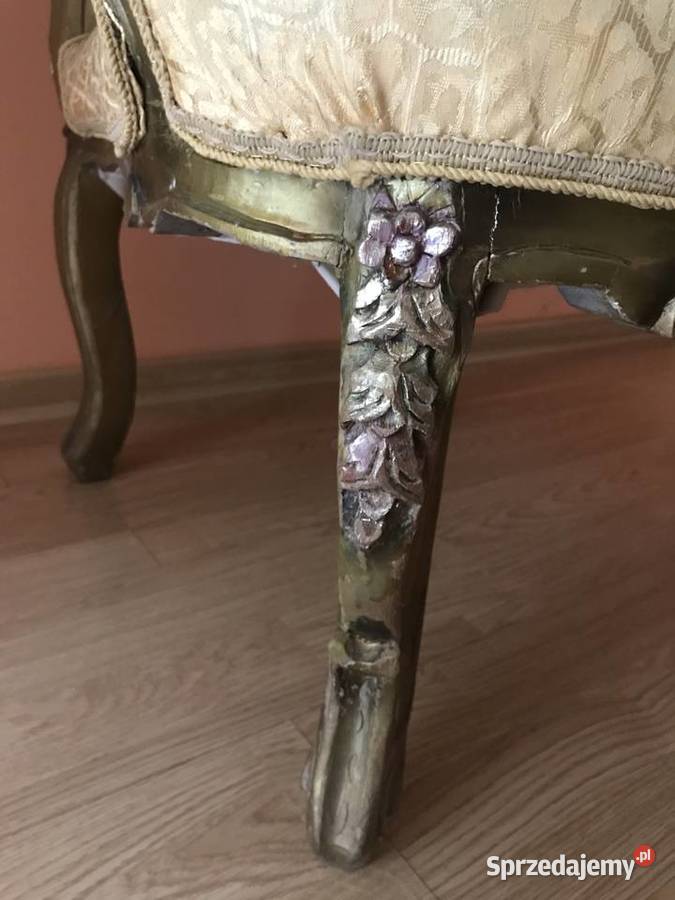fotel tron antyk dolnośląskie Strzegom