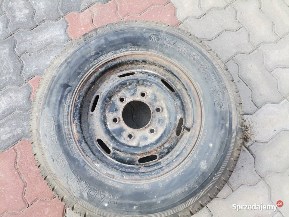 Koło przednie felga opona 195R14C Kia K2500 Średnica 14" Samochodowe Białystok sprzedam