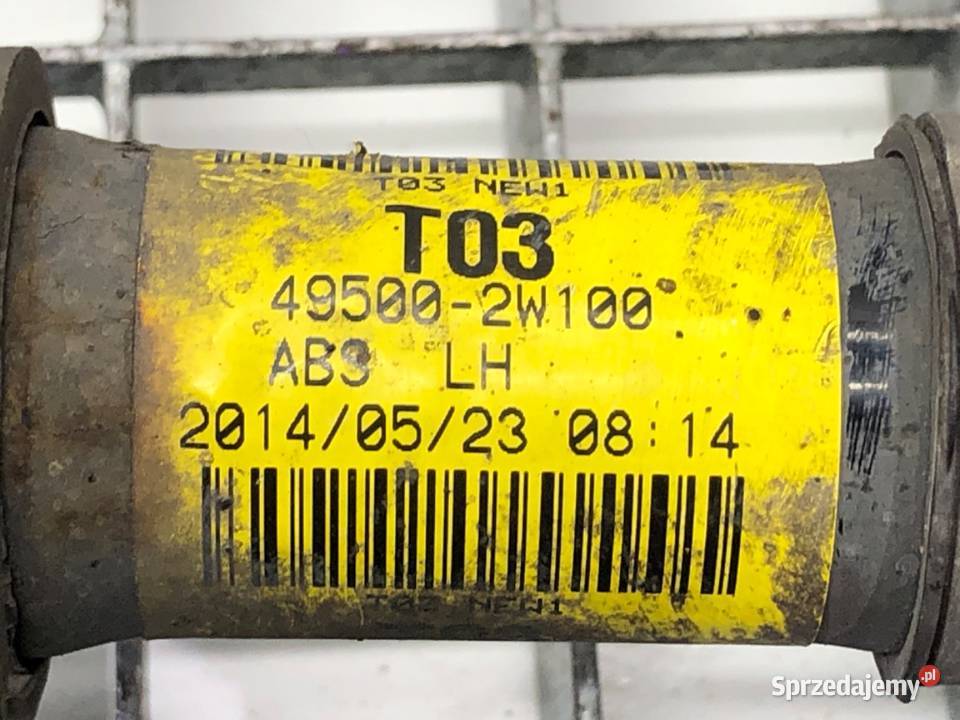 PÓŁOŚ LEWY PRZÓD HYUNDAI SANTA FE III 495002W100 podkarpackie