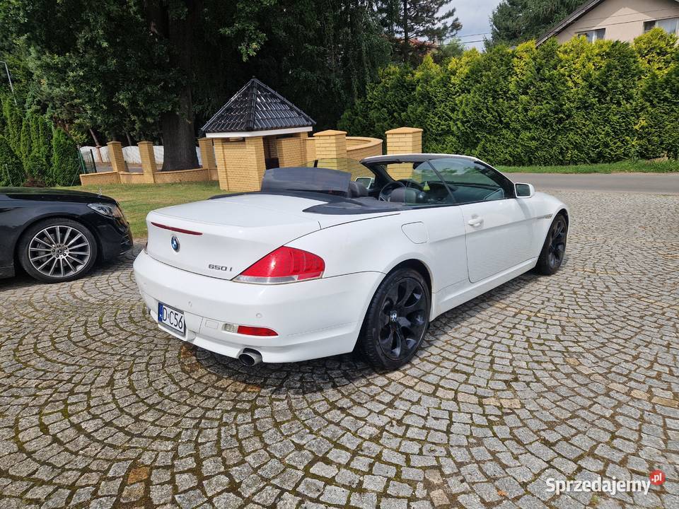 Bmw 650i Cabrio Okazja nieuszkodzony Seria 6 dolnośląskie Zgorzelec