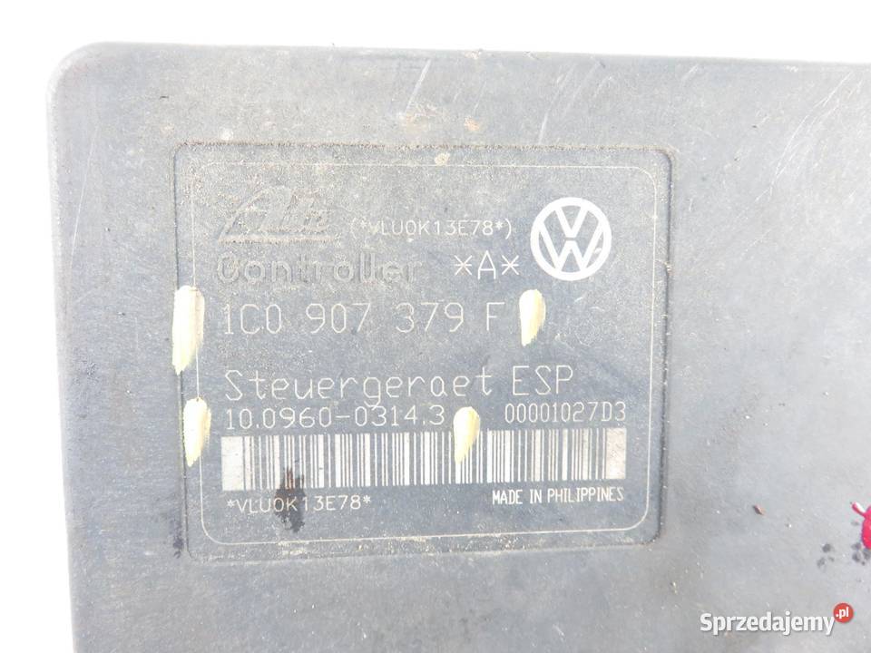 POMPA ABS VW GOLF IV 1C0907379F 1J0614517F małopolskie