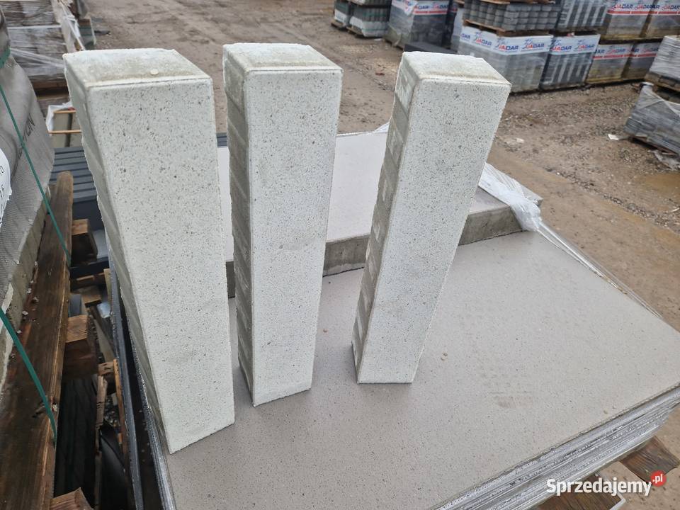 Palisada Betonowa Venetto 45x9 kolor biały Wielogóra