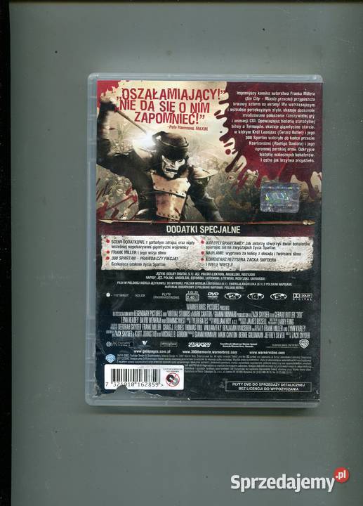 300 Dwupłytowa edycja specjalna Film DVD DVD zachodniopomorskie Szczecin