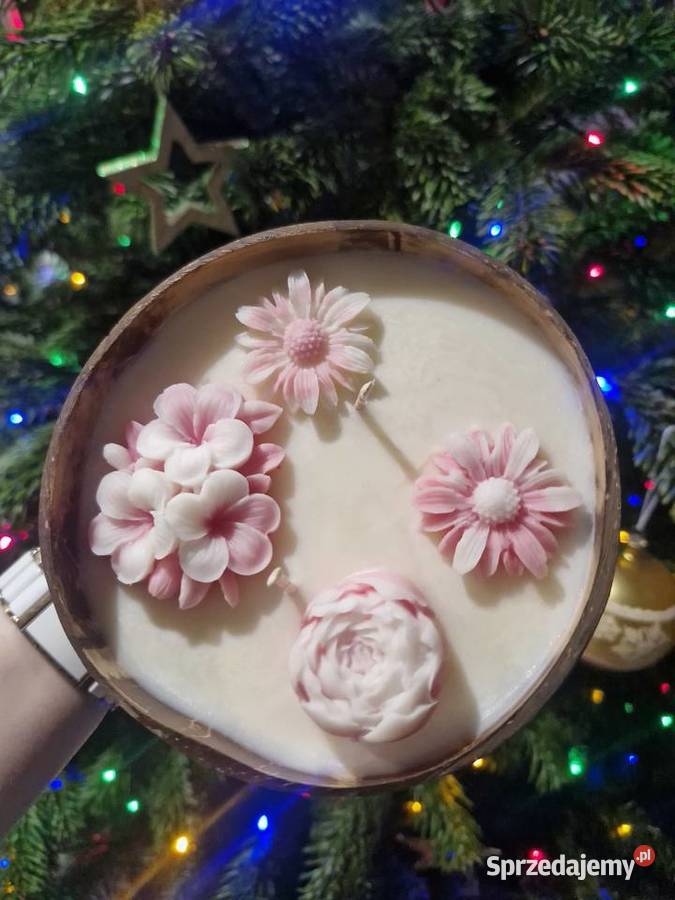 Swieca sojowa w łupinie kokosa Sulechowo