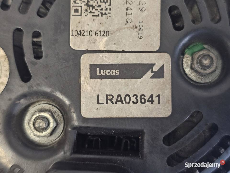 JAGUAR XF 27 TD V6 207 09r alternator LRA03641 osobowe sprzedam
