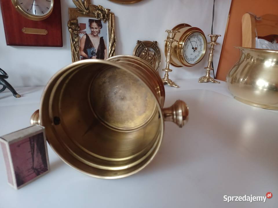 Mosiężna donica Kolekcja Poznań