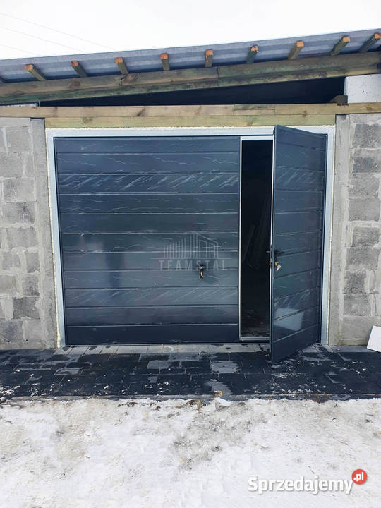 Bramy garażowe na wymiar uchylne ocieplone brama Ostrowiec Świętokrzyski