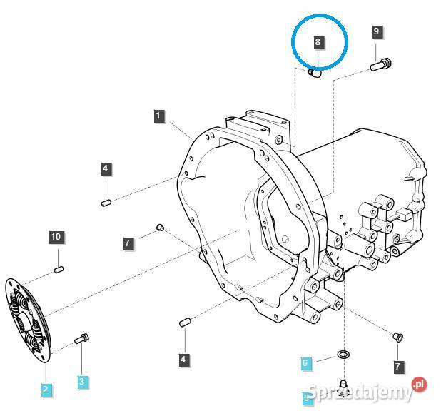 Korek odpowietrzania TRG250 LS Tractor 40009792 podkarpackie Tajęcina sprzedam