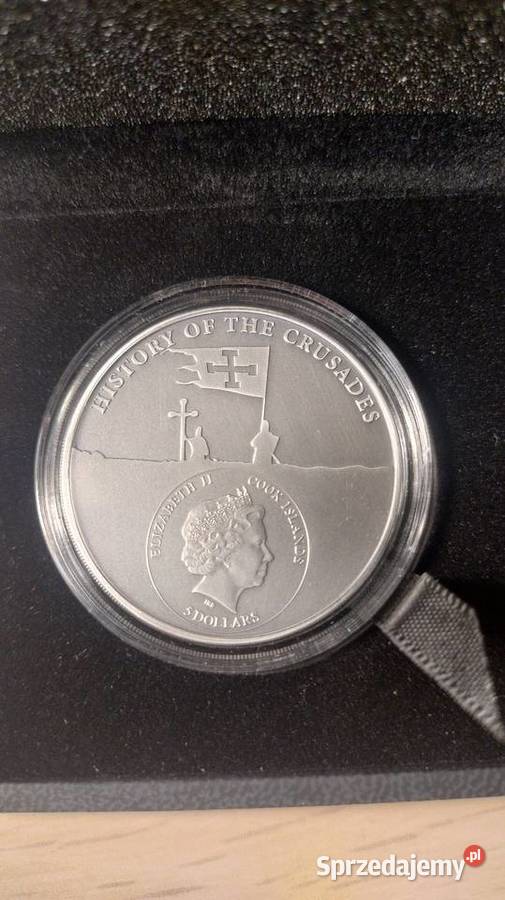 Moneta 5 Krucjaty Pruskie Krucjaty Północne 1 oz zachodniopomorskie