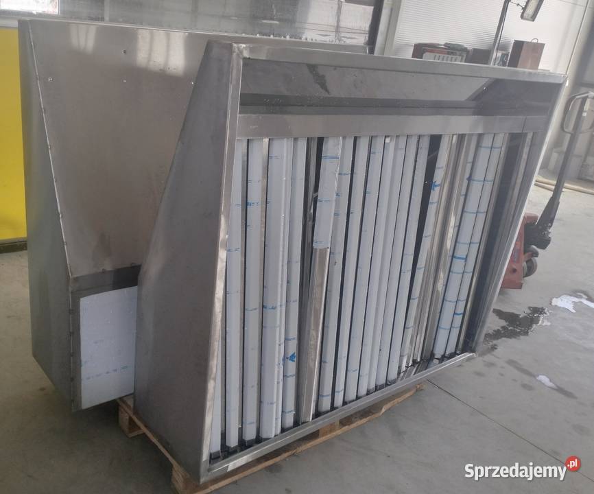 Okap trapezowy gastronomiczny 150x40x122 wielkopolskie Słupia Kapitulna