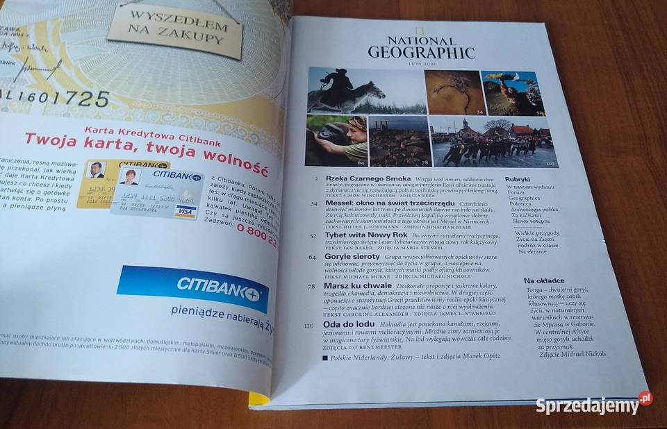 NATIONAL GEOGRAPHIC Polska  vol2 2 2000 luty Gdańsk sprzedam